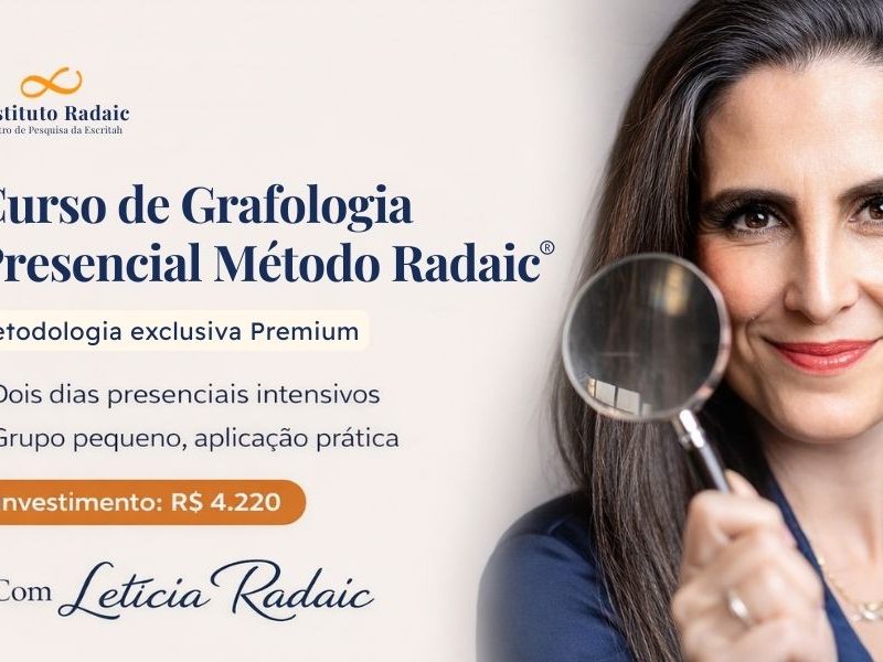 Curso de Grafologia Presencial – Método Radaic